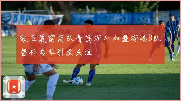 张卫夏窗离队青岛海牛加盟海港B队替补名单引发关注